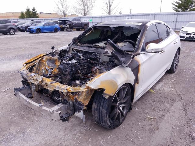 Photo 2 from auction – 2020 GENESIS G70 PRESTI with VIN KMTG44LA6LU049538