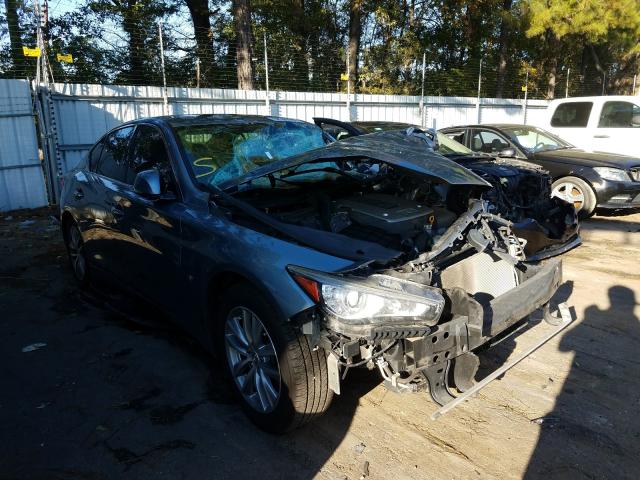 INFINITI Q50 BASE 2015 with VIN JN1BV7AP7FM334013 - Photo from auction