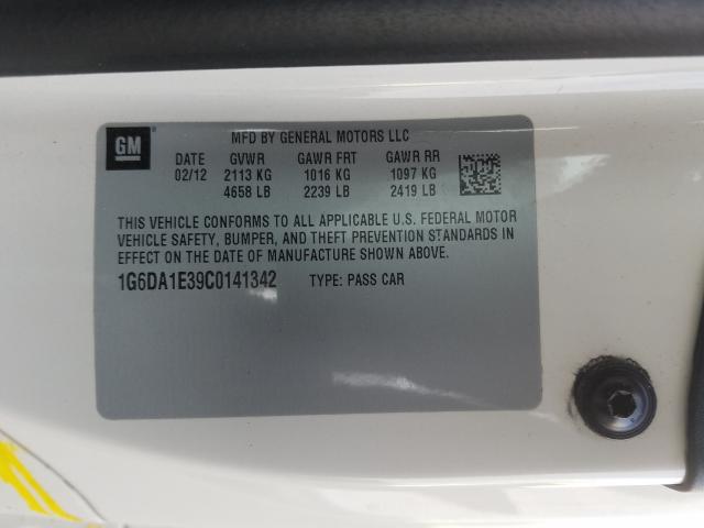 Photo 10 from auction – 2012 CADILLAC CTS with VIN 1G6DA1E39C0141342