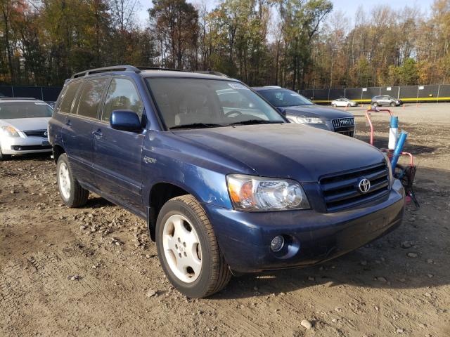 TOYOTA HIGHLANDER 2004 with VIN JTEEP21A340056150 - Photo from auction