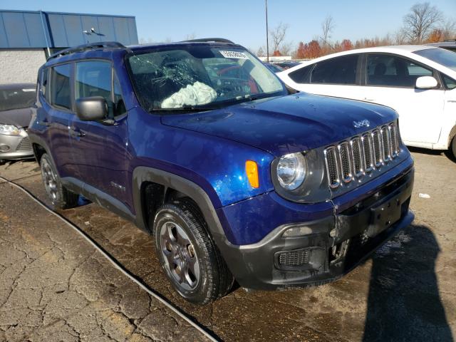 Photo 1 from auction – 2017 JEEP RENEGADE S with VIN ZACCJBAB6HPG16538