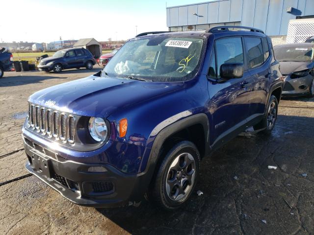 Photo 2 from auction – 2017 JEEP RENEGADE S with VIN ZACCJBAB6HPG16538