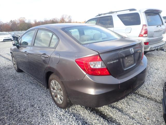 Photo 3 from auction – 2012 HONDA CIVIC LX with VIN 19XFB2F56CE327565