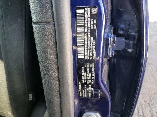 Photo 10 from auction – 2017 JEEP RENEGADE S with VIN ZACCJBAB6HPG16538