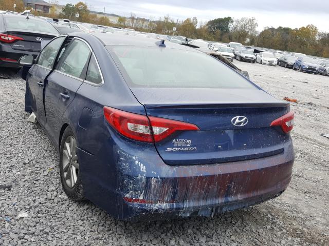 Photo 3 from auction – 2016 HYUNDAI SONATA SE with VIN 5NPE24AF7GH385385