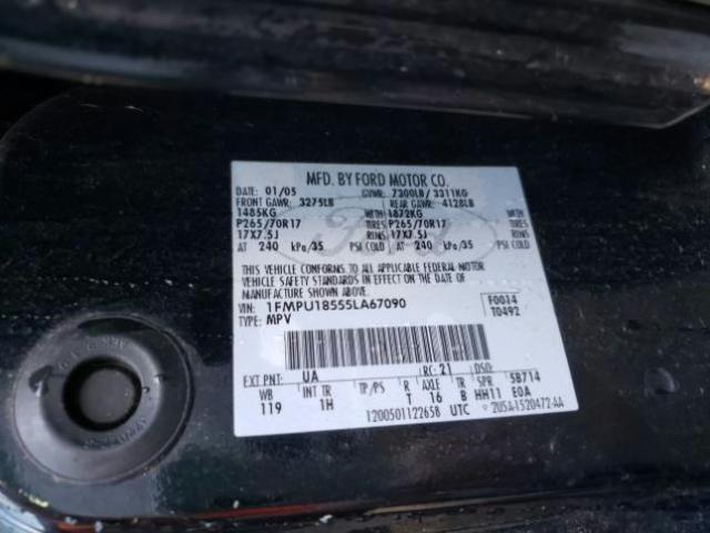 Photo 10 from auction – 2005 FORD EXPEDITION with VIN 1FMPU18555LA67090