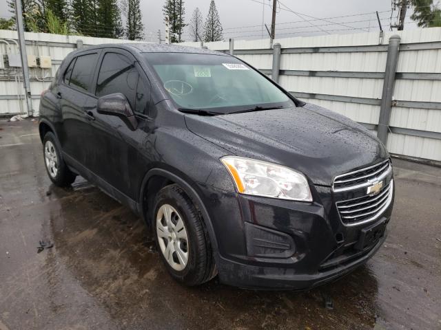 CHEVROLET TRAX LS 2015 with VIN KL7CJKSB3FB141854 - Photo from auction