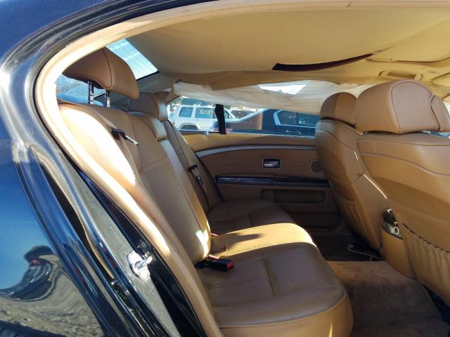 Photo 6 from auction – 2007 BMW 750 with VIN WBAHN83537DT76234