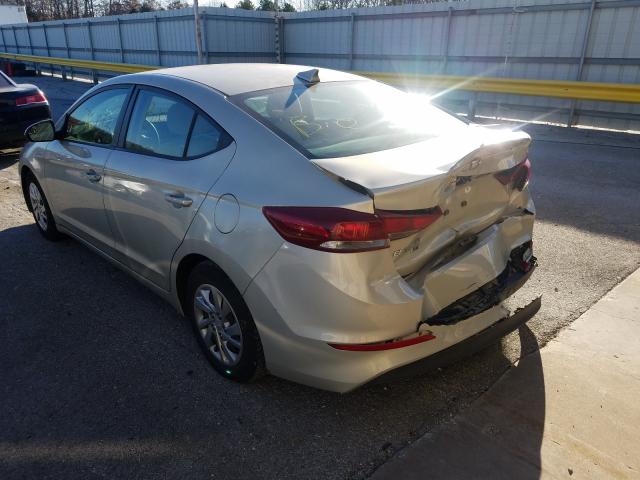 Photo 3 from auction – 2017 HYUNDAI ELANTRA with VIN KMHD74LF2HU096654