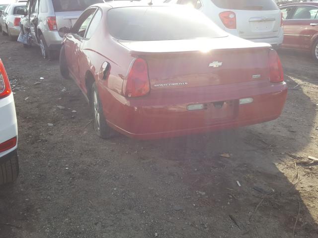 Photo 3 from auction – 2007 CHEVROLET MONTE CARL with VIN 2G1WJ15K379324401