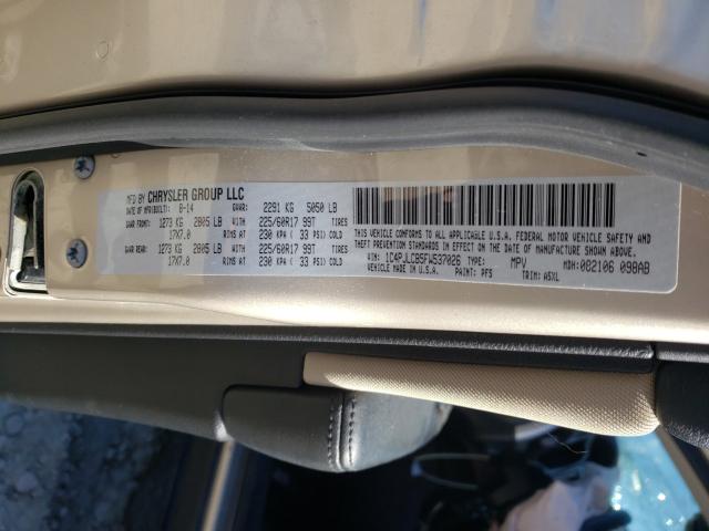 Photo 10 from auction – 2015 JEEP CHEROKEE L with VIN 1C4PJLCB5FW537026