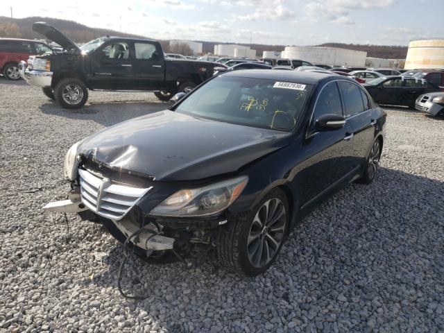 Photo 2 from auction – 2012 HYUNDAI GENESIS 5. with VIN KMHGC4DH6CU170997