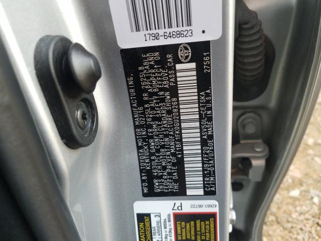 Photo 10 from auction – 2016 TOYOTA CAMRY LE with VIN 4T1BF1FK0GU208268