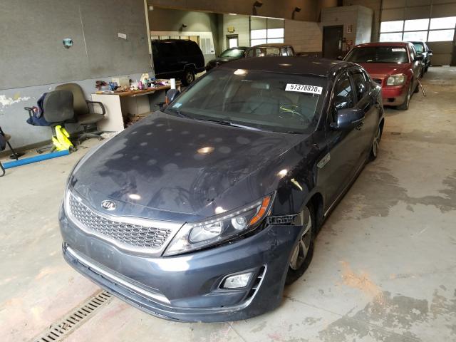 Photo 2 from auction – 2014 KIA OPTIMA HYB with VIN KNAGM4ADXE5075422