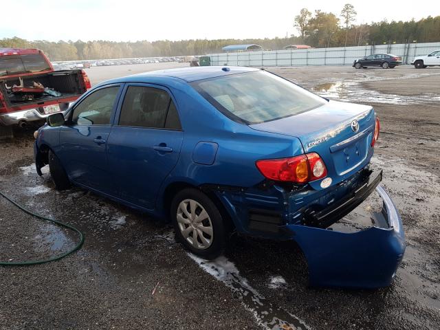 Photo 3 from auction – 2009 TOYOTA COROLLA BA with VIN JTDBL40E49J017927