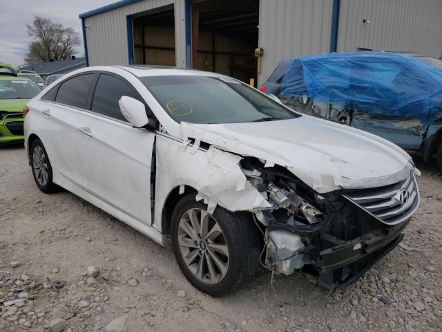 HYUNDAI SONATA SE 2014 with VIN 5NPEC4ACXEH812851 - Photo from auction