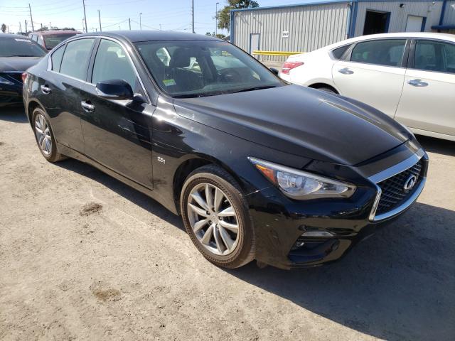 INFINITI Q50 LUXE 2018 with VIN JN1EV7AP1JM596647 - Photo from auction
