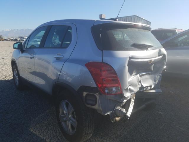 Photo 3 from auction – 2017 CHEVROLET TRAX LS with VIN KL7CJNSB8HB136542
