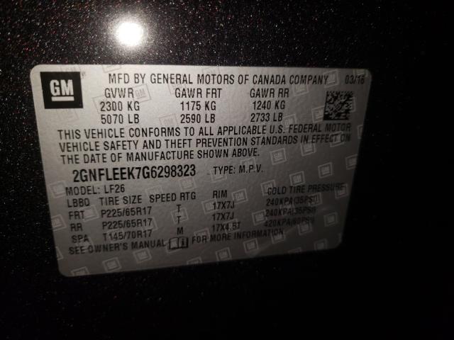 Photo 10 from auction – 2016 CHEVROLET EQUINOX LS with VIN 2GNFLEEK7G6298323