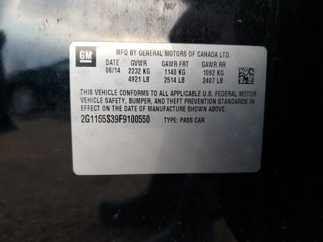 Photo 10 from auction – 2015 CHEVROLET IMPALA LTZ with VIN 2G1165S39F9100550