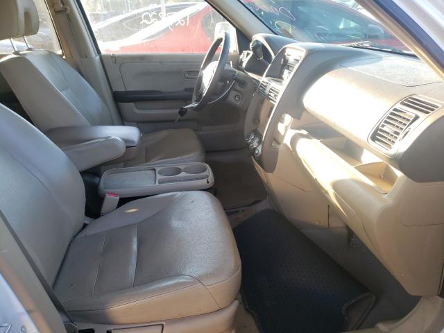 Photo 5 from auction – 2005 HONDA CR-V SE with VIN SHSRD78985U341347