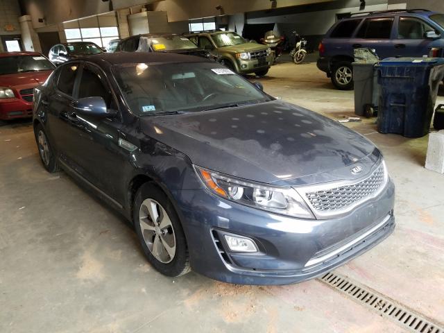 KIA OPTIMA HYB 2014 with VIN KNAGM4ADXE5075422 - Photo from auction