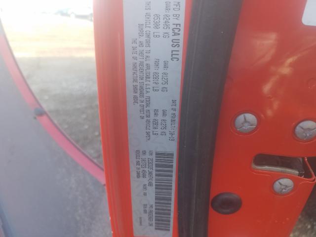 Photo 10 from auction – 2019 DODGE CHALLENGER with VIN 2C3CDZFJXKH741488