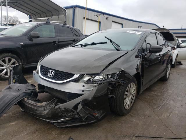 Photo 2 from auction – 2014 HONDA CIVIC LX with VIN 2HGFB2F50EH519377