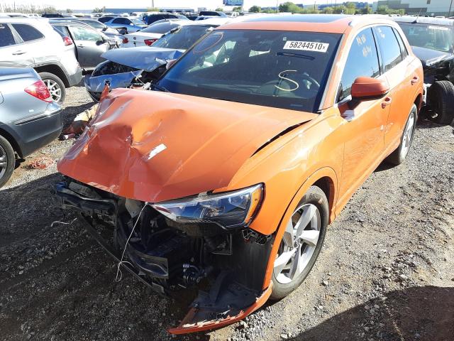 Photo 2 from auction – 2020 AUDI Q3 PREMIUM with VIN WA1AECF36L1006760