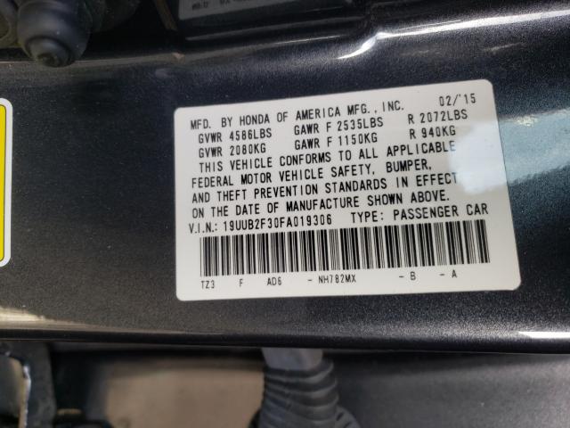 Photo 10 from auction – 2015 ACURA TLX with VIN 19UUB2F30FA019306
