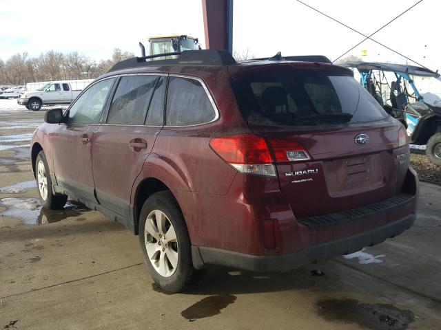 Photo 3 from auction – 2012 SUBARU OUTBACK 3. with VIN 4S4BRDLC2C2237976