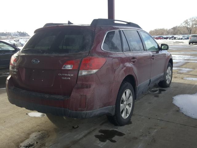 Photo 4 from auction – 2012 SUBARU OUTBACK 3. with VIN 4S4BRDLC2C2237976