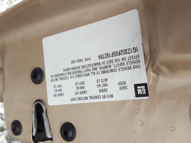 Photo 10 from auction – 2005 CHEVROLET MALIBU with VIN 1G1ZS52F65F182784