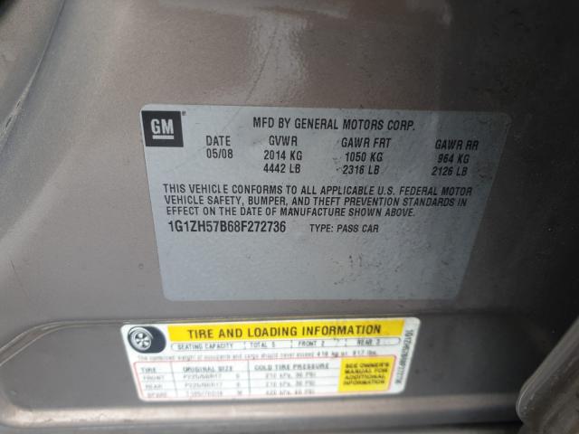 Photo 10 from auction – 2008 CHEVROLET MALIBU 1LT with VIN 1G1ZH57B68F272736