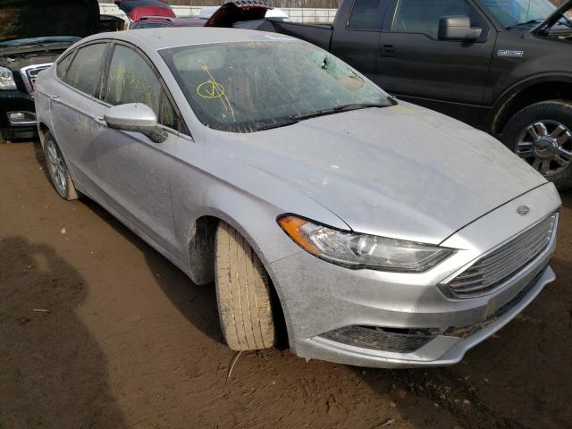 FORD FUSION SE 2017 with VIN 3FA6P0HD9HR366635 - Photo from auction