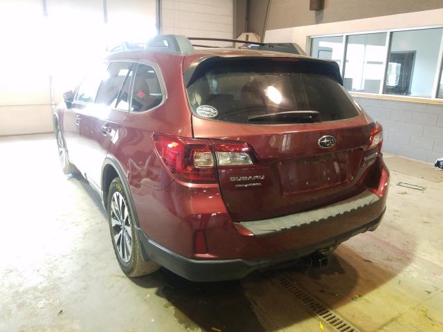 Photo 3 from auction – 2015 SUBARU OUTBACK 3. with VIN 4S4BSENC3F3342936