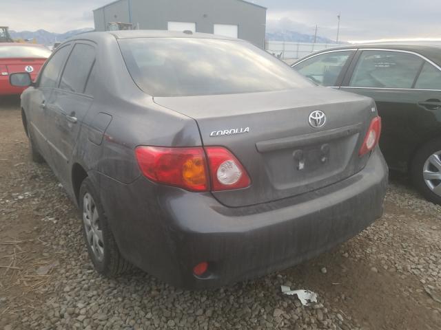 Photo 3 from auction – 2009 TOYOTA COROLLA BA with VIN JTDBL40E099027856