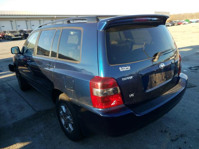Photo 3 from auction – 2007 TOYOTA HIGHLANDER with VIN JTEDP21A470126853