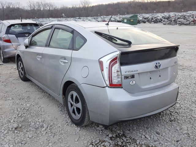 Photo 3 from auction – 2012 TOYOTA PRIUS with VIN JTDKN3DU9C1536999