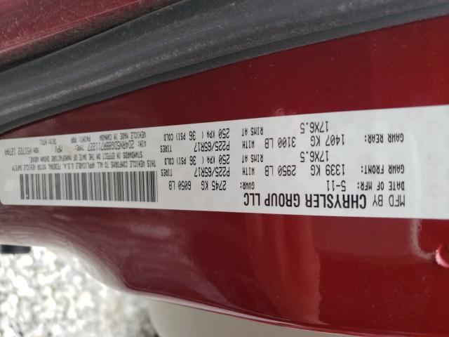Photo 10 from auction – 2011 DODGE GRAND CARA with VIN 2D4RN5DG8BR711227
