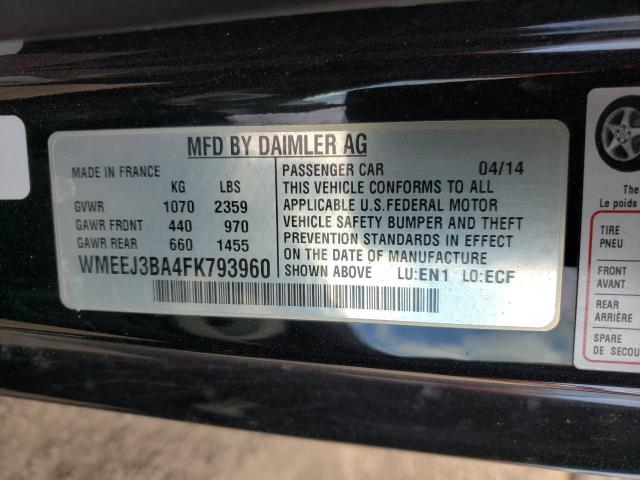 Photo 10 from auction – 2015 SMART FORTWO PUR with VIN WMEEJ3BA4FK793960