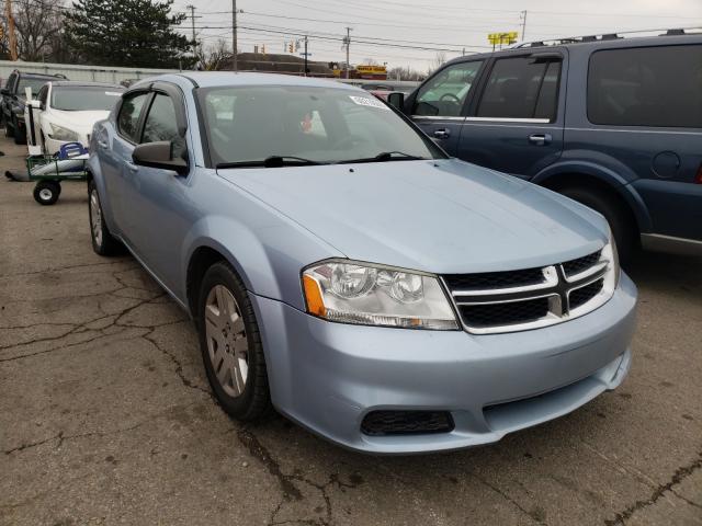 DODGE AVENGER SE 2013 with VIN 1C3CDZAB7DN637776 - Photo from auction
