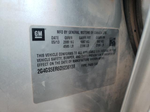 Photo 10 from auction – 2013 BUICK REGAL PREM with VIN 2G4GN5EX1E9178673
