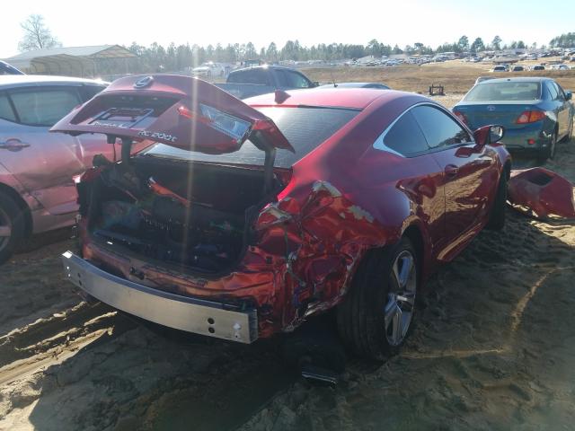 Photo 4 from auction – 2016 LEXUS RC 200T with VIN JTHHA5BC2G5001599