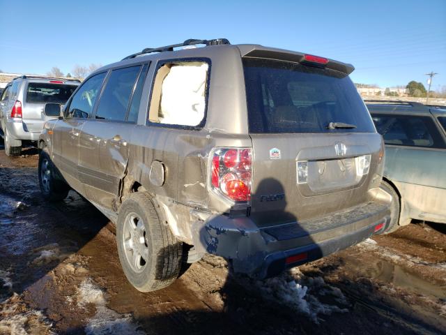 Photo 3 from auction – 2007 HONDA PILOT EXL with VIN 2HKYF18657H530560