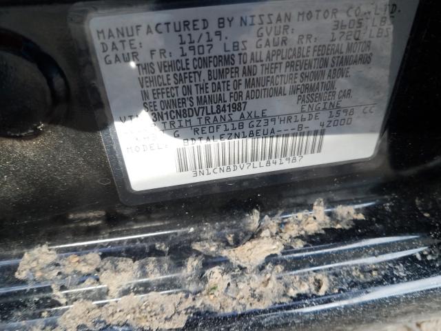 Photo 10 from auction – 2020 NISSAN VERSA S with VIN 3N1CN8DV7LL841987
