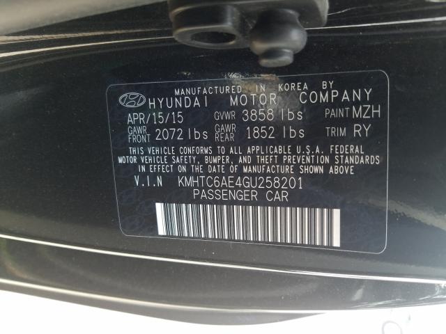 Photo 10 from auction – 2016 HYUNDAI VELOSTER T with VIN KMHTC6AE4GU258201