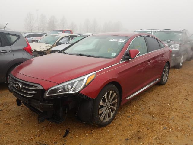 Photo 2 from auction – 2015 HYUNDAI SONATA SPO with VIN 5NPE34AF1FH044477