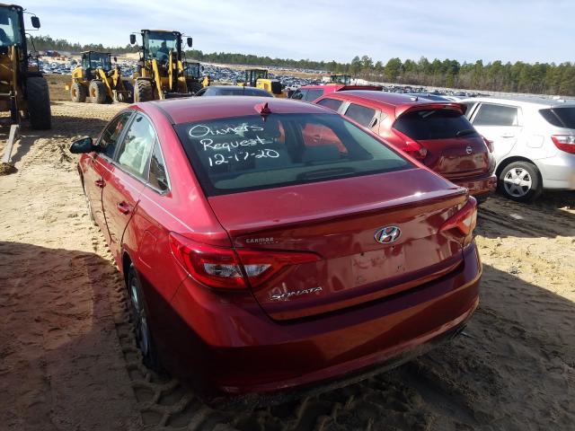 Photo 3 from auction – 2015 HYUNDAI SONATA SE with VIN 5NPE24AF4FH170934