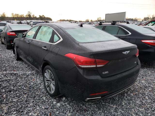 Photo 3 from auction – 2018 GENESIS G80 BASE with VIN KMHGN4JE6JU238829